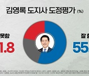 [여론조사]김영록 전남도지사 잘한다 55.4%..절반 넘어