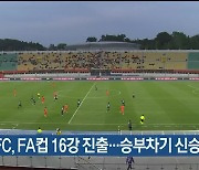 강원FC, FA컵 16강 진출…승부차기 신승