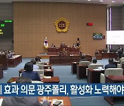 “설치 효과 의문 광주폴리, 활성화 노력해야”