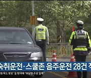 경찰, 숙취운전·스쿨존 음주운전 28건 적발