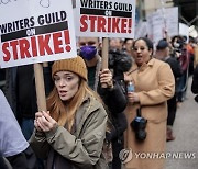 USA NEW YORK WRITERS GUILD STRIKE