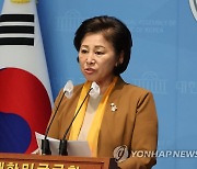 국회의원 선거제도 공론조사 관련 브리핑하는 남인순 정개특위 위원장