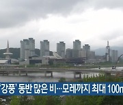 대전·세종·충남 ‘강풍’ 동반 많은 비…모레까지 최대 100mm