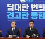 [포토] 정책조정회의서 발언하는 박광온 원내대표