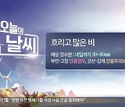 [날씨] 전북 흐리고 많은 비…곳곳 강풍특보 동반