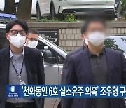 ‘천화동인 6호 실소유주 의혹’ 조우형 구속영장 기각