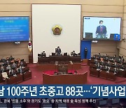 경남 100주년 초중고 88곳…‘기념사업 지원’