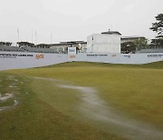 KLPGA 교촌 레이디스 오픈, 악천후로 36홀 대회로 축소