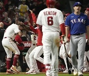 Rangers Angels Baseball