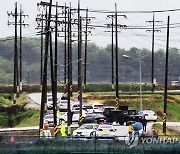 주한미군 F-16 전투기 추락 현장