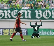 '11초 골' 전북 구스타보, 브라질 매체 '구스타골' 이름값·신기록 호평