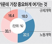 국민 65% “연금·노동개혁 시급”… 20~40대 연금, 50대 이상 노동 지목