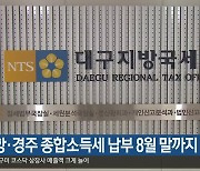 [여기는 포항] 포항·경주 종합소득세 납부 8월 말까지 연장 외