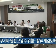 “후쿠시마 원전 오염수 위험…방류 재검토해야”