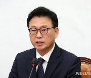 발언하는 박광온 원내대표