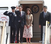 한일정상회담 마치고 일본으로 돌아가는 기시다 후미오 일본 총리