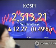 코스피, 0.5% 상승 마감…2,510대 안착