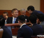 이상민, 탄핵심판 1차 변론기일 출석