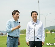 순천만정원박람회장 찾은 오세훈 서울시장