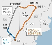 울산~부산 노포 30분만에 간다... 부울경 광역철도 예타 대상 ‘선정’