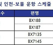 에어부산, 인천~삿포로·보홀 노선 신규 운항