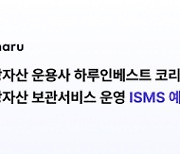 하루인베스트 코리아, ISMS 예비인증 취득