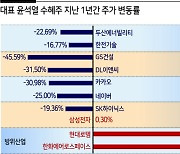 尹 정부 1년...‘맥못춘’ 원전·건설·반도체 관련주