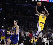 APTOPIX Warriors Lakers Basketball