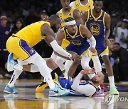 APTOPIX Warriors Lakers Basketball