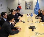 한덕수 국무총리, 그로시 IAEA 사무총장 면담