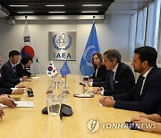 한덕수 국무총리, 그로시 IAEA 사무총장 면담