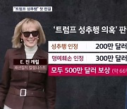 "성추행 판단, 66억 원 보상"…트럼프 "마녀사냥" 반발