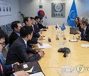 한덕수 국무총리, IAEA 사무총장 면담