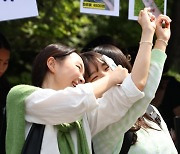 축제 기념 팔찌 인증샷!