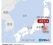 日지바 규모 5.4 지진, 1년7개월래 가장 강한 지진