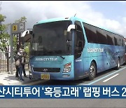 울산시티투어 ‘혹등고래’ 랩핑 버스 2대 운행