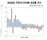 금융권 가계대출 2000억원 증가…지난해 8월 이후 첫 반등