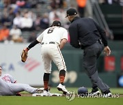 Nationals Giants Baseball