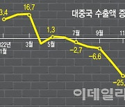 中, 제조업 부진·기술격차 축소에…韓 중간재 수출 직격탄