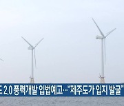 공공주도 2.0 풍력개발 입법예고…“제주도가 입지 발굴”