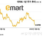 '실적 부진에 장사 없다' 이마트 목표가 줄하향에 연저점 기록