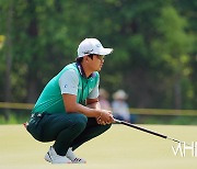 [Ms포토] 케빈 전 '첫 홀부터 난감하네~'