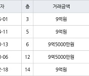 서울 개포동 SH공사대치1단지 33㎡ 9억원에 거래