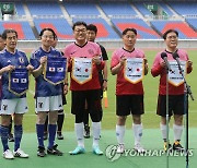 한일 국회의원들 日요코하마서 축구 수중전…한국 4-1 대승