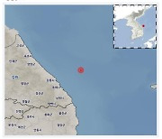 [속보] 강원 동해시 부근 해역에서 규모 3.1 지진..."피해 없을 듯"