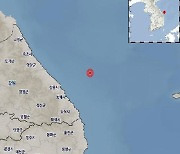강원 동해시 부근 해역서 규모 3.1 지진 "피해 없을 듯"