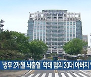 ‘생후 2개월 뇌출혈’ 학대 혐의 30대 아버지 입건