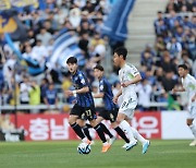 인천-전북, 0-0 무승부…인천 10위·전북 8위