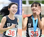 '육상 카리나' 김민지, 100m는 고등학교 이후 처음인데...[김한준의 현장 포착]