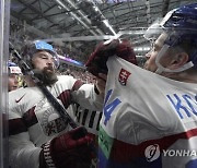 APTOPIX Latvia Hockey Worlds